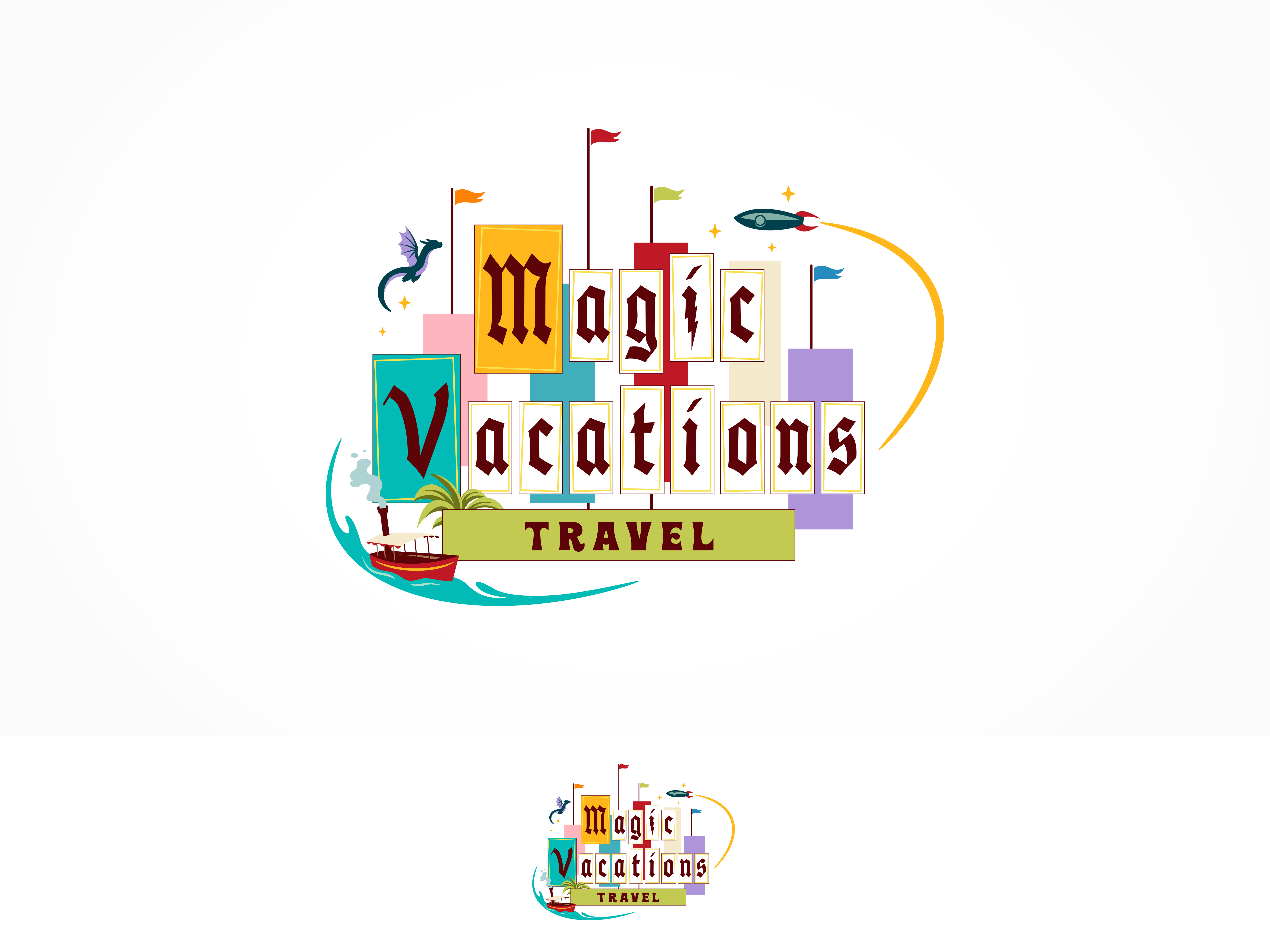 Logo Design by ArtTank for Magic Vacations Travel | Design: #30742071
