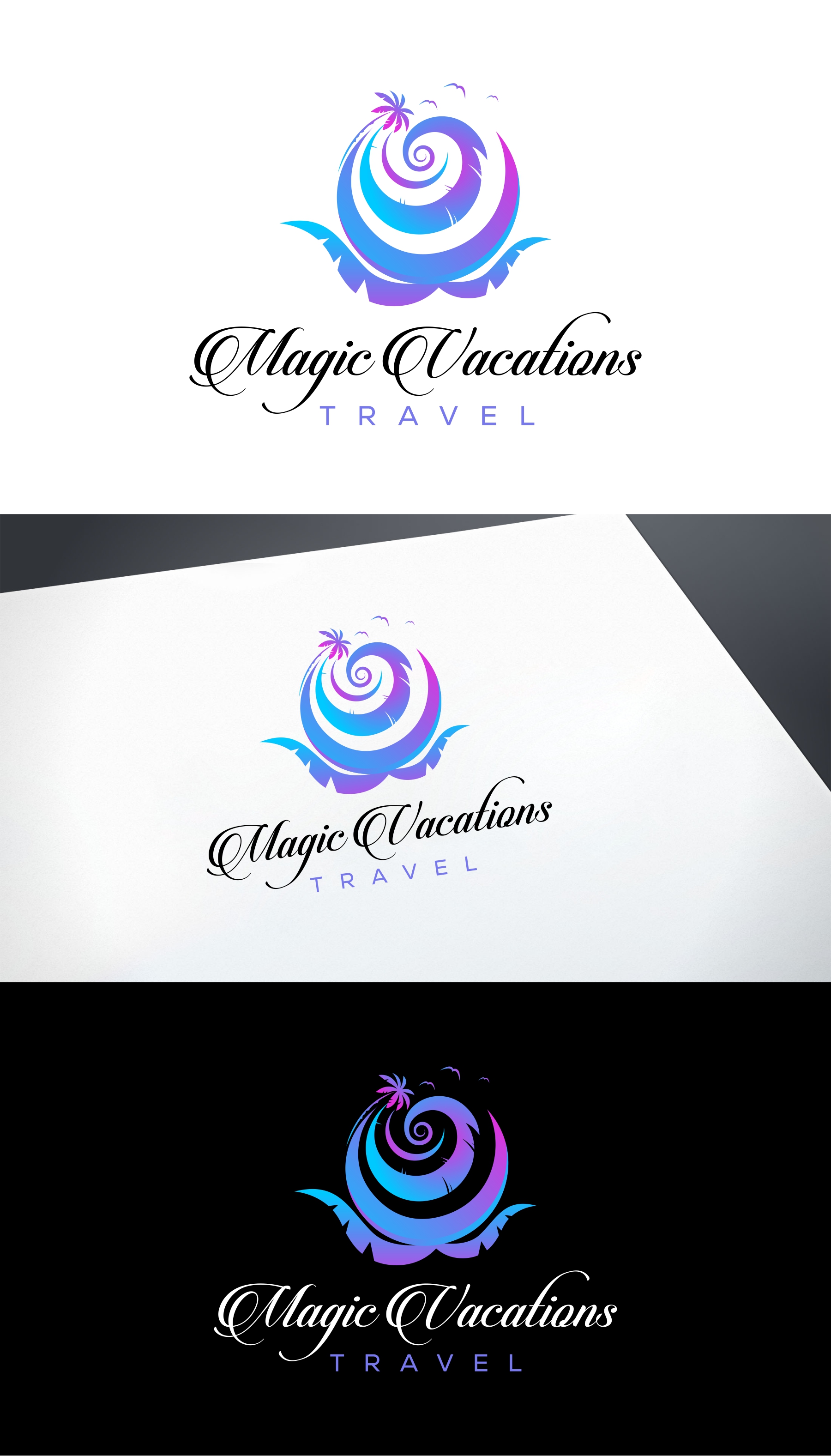Logo Design by debdesign for Magic Vacations Travel | Design #30719184