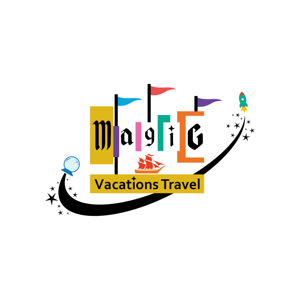 Logo Design by creative.bugs for Magic Vacations Travel | Design #30720975