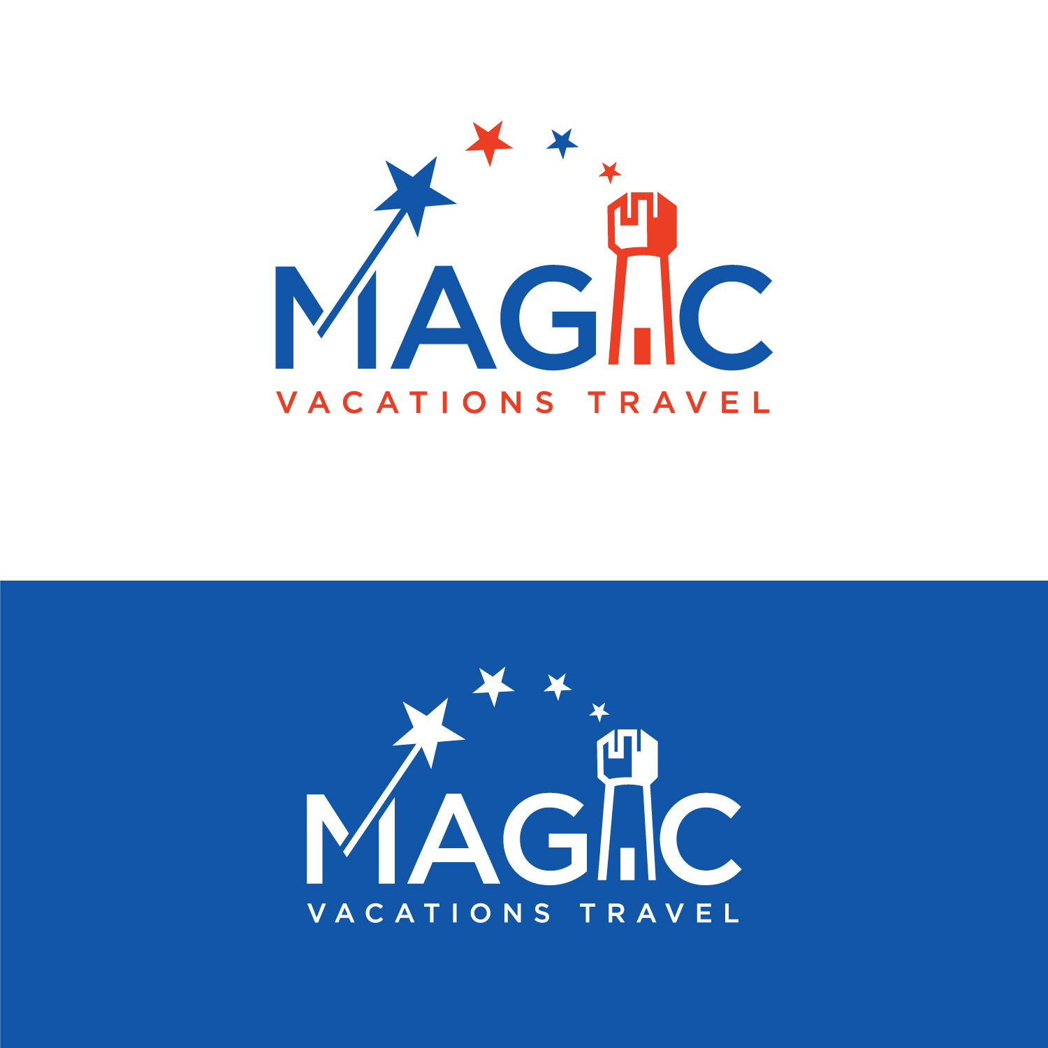 Logo Design by LAXMI DESIGNHUB for Magic Vacations Travel | Design #30672379