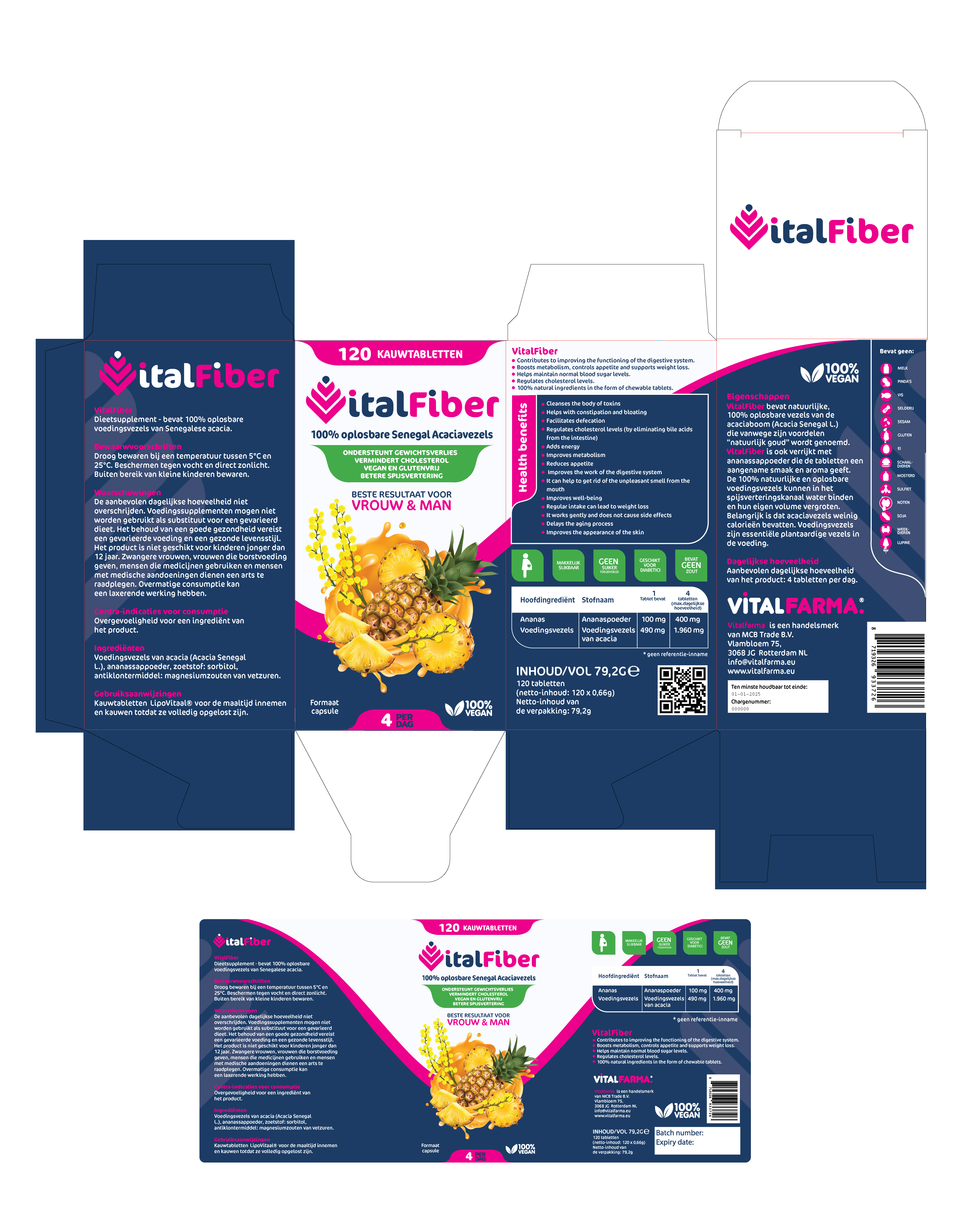 Packaging Design by Karina Cavaco for VitalFarma B.V. | Design #30681898