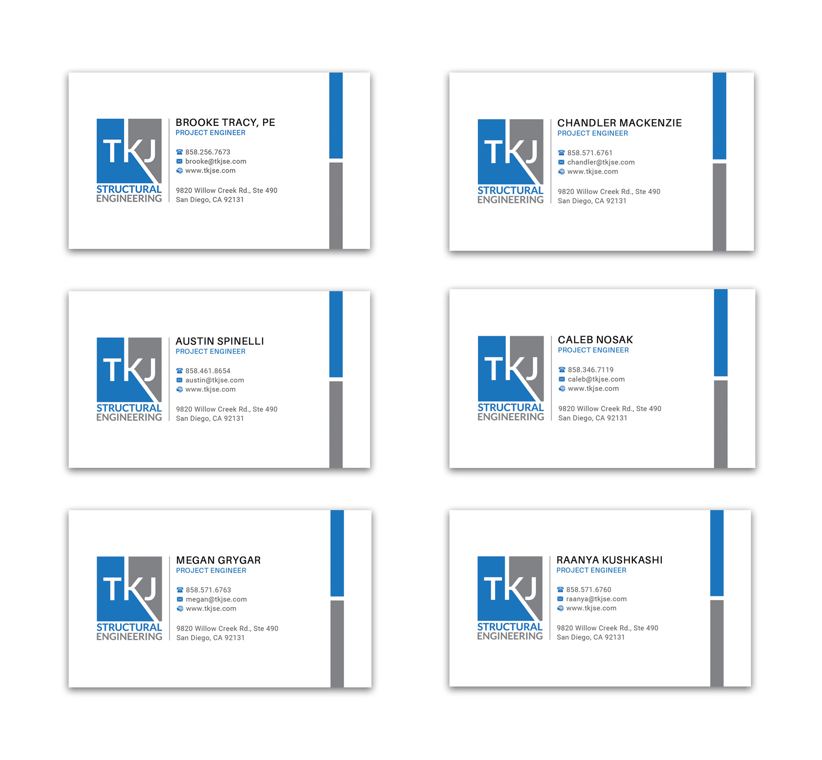 Visitenkarten-Design von Sandaruwan für TKJ Structural Engineering | Design #30679242