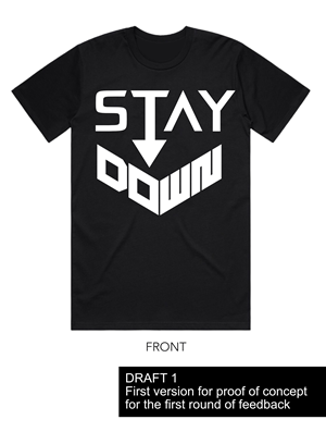 T-shirt Design by AnninWonderland for DOWN APPAREL | Design: #30722801