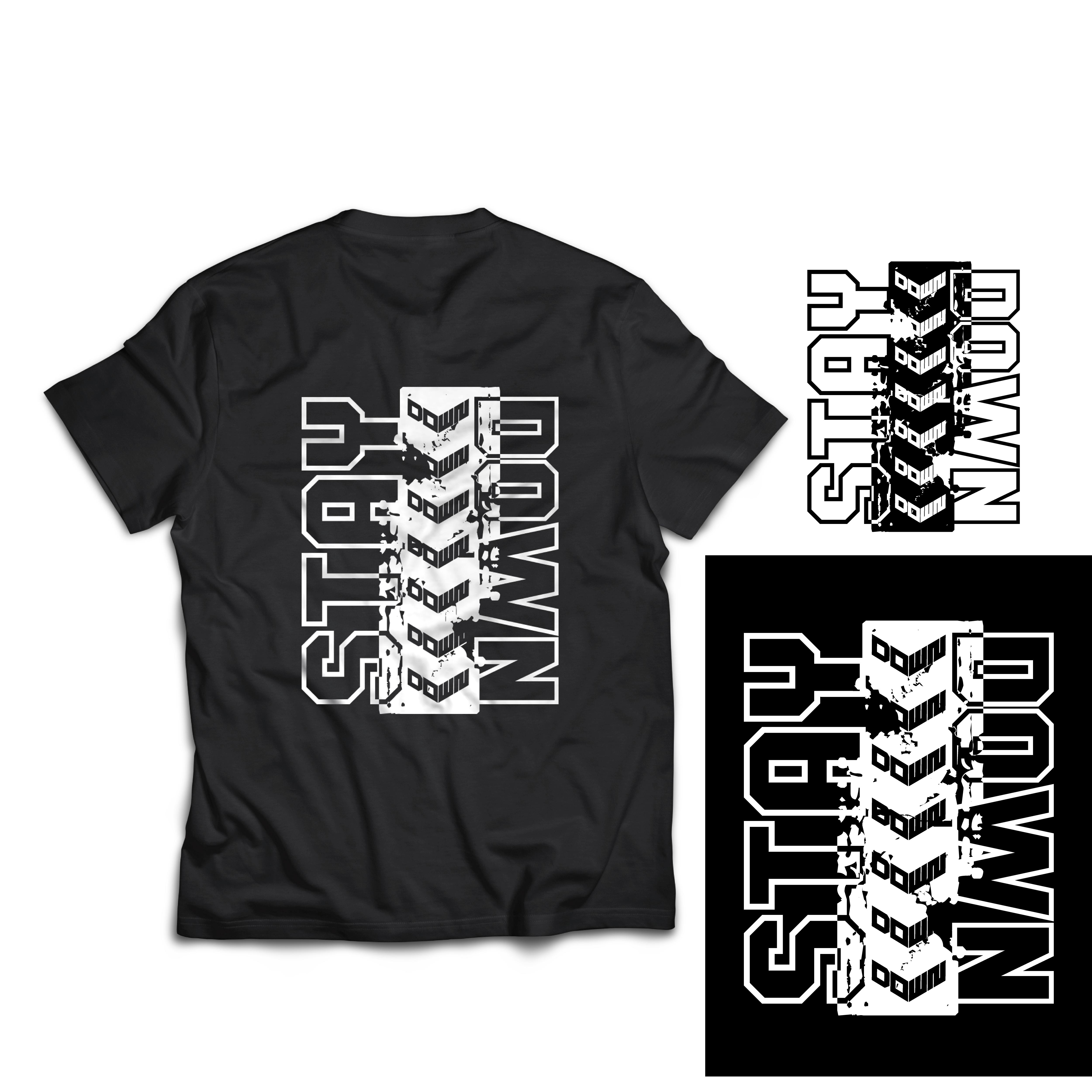 T-shirt Design by onze design for DOWN APPAREL | Design #30689084