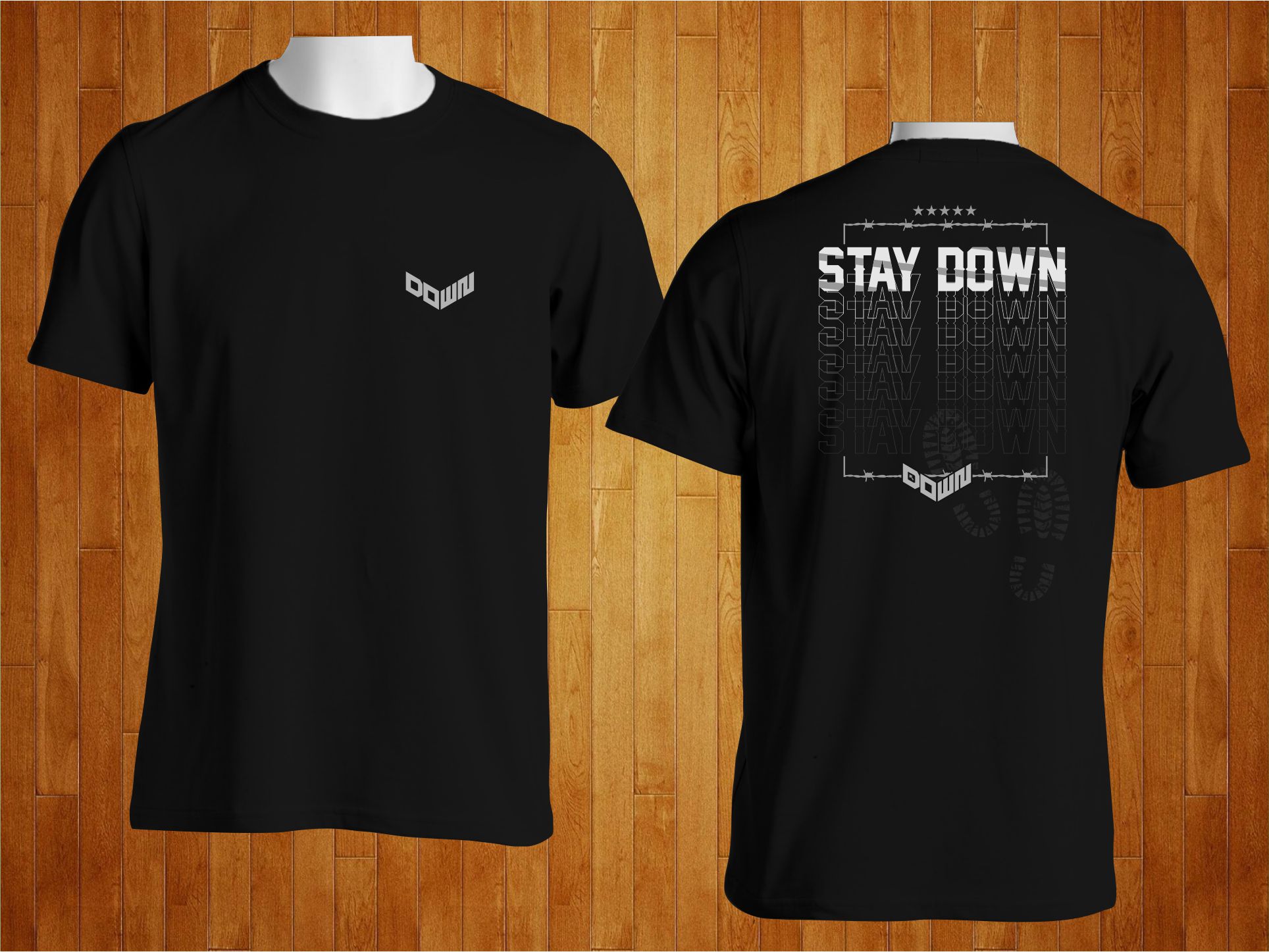 T-shirt Design by MangkuJiwo for DOWN APPAREL | Design #30715492