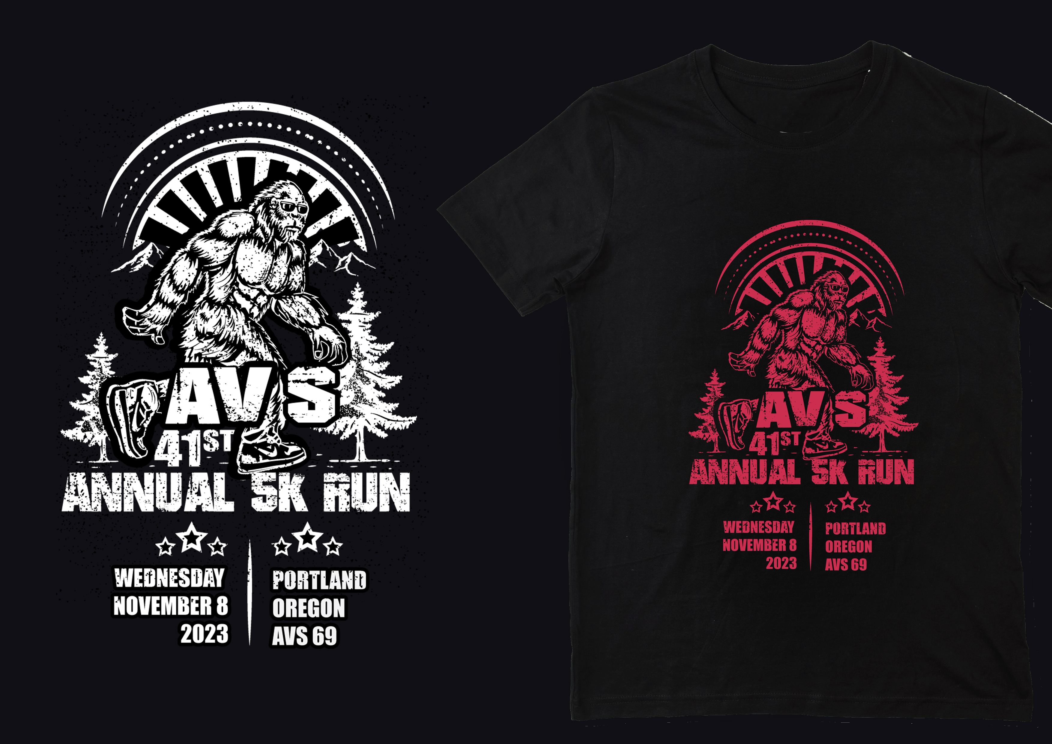 T-shirt Design by Detempo for AVS | Design #30693297