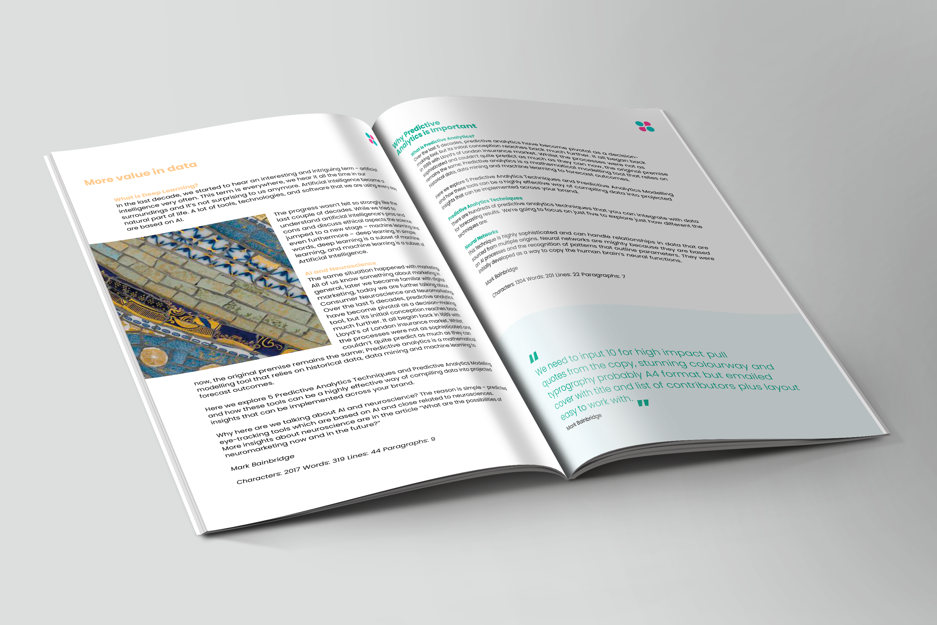 Brochure Design by Peter Huck for this project | Design #30716918