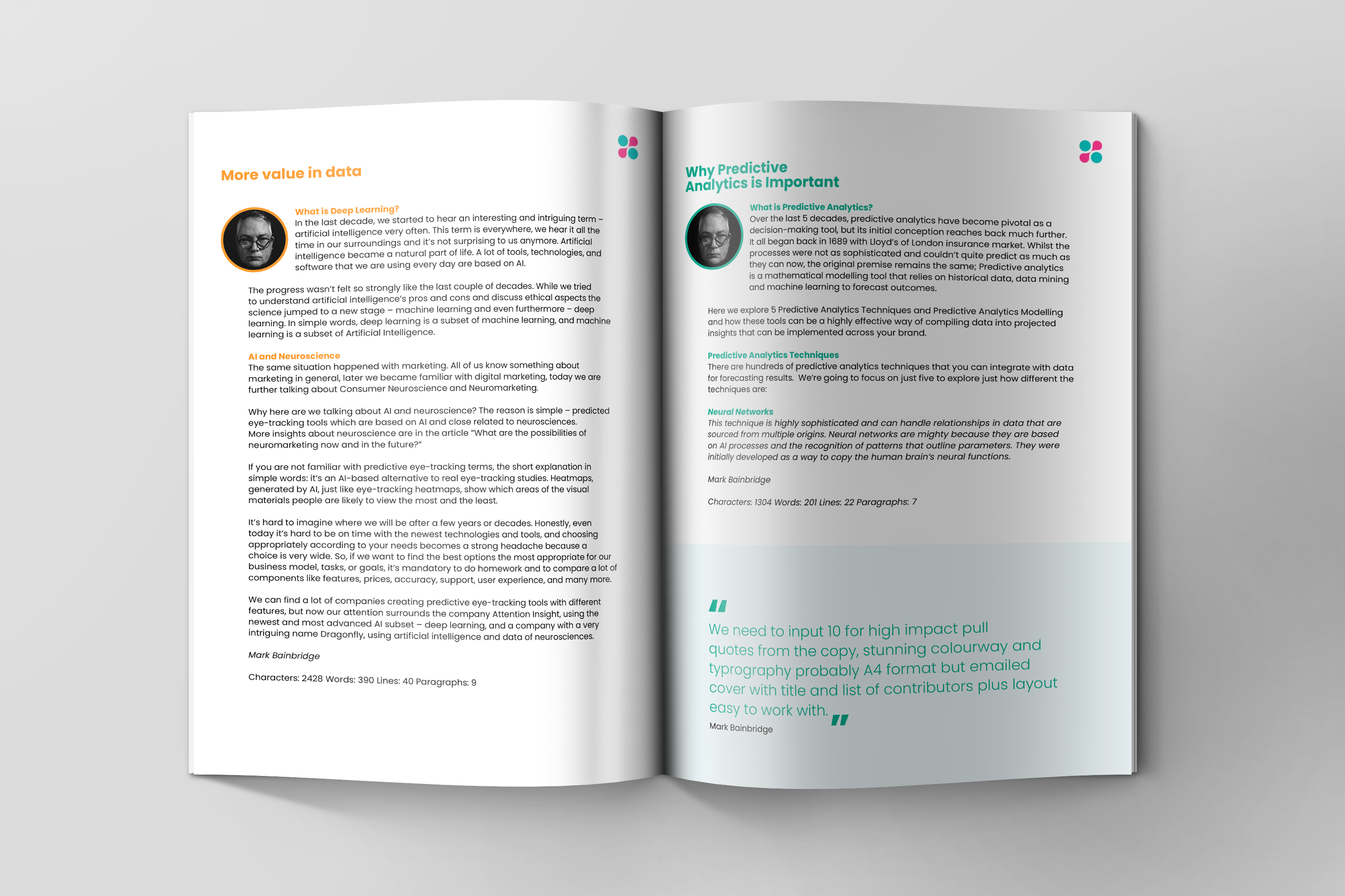 Brochure Design by Peter Huck for this project | Design #30720553
