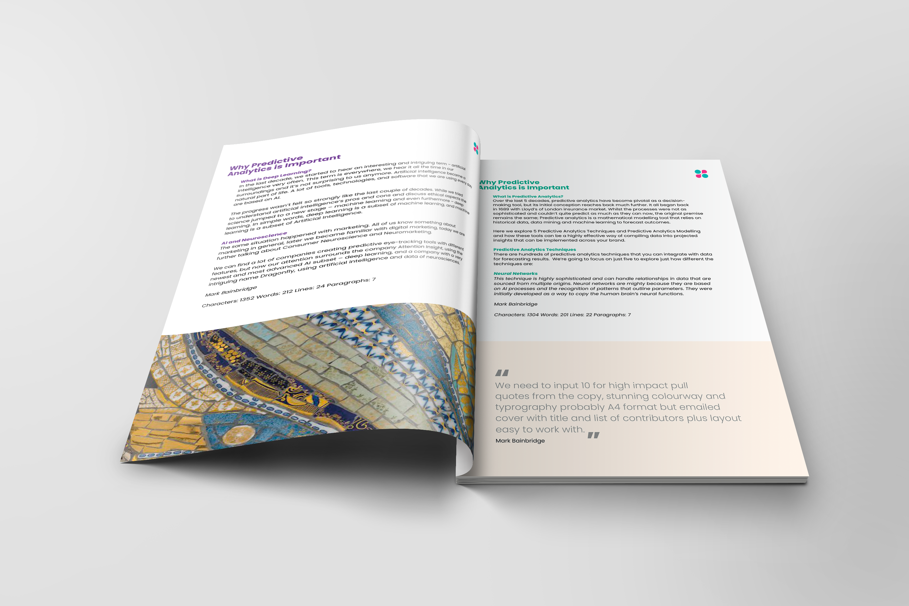 Brochure Design by Peter Huck for this project | Design #30720555