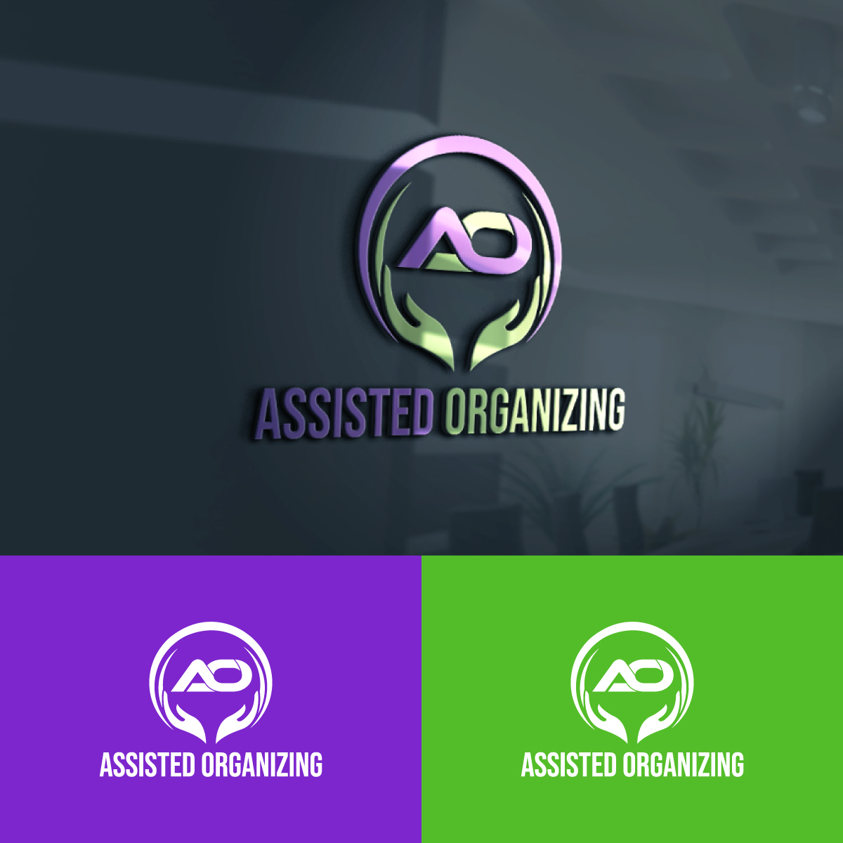 Logo Design by MD Habibur Rahman for Assisted Organizing | Design #30689865