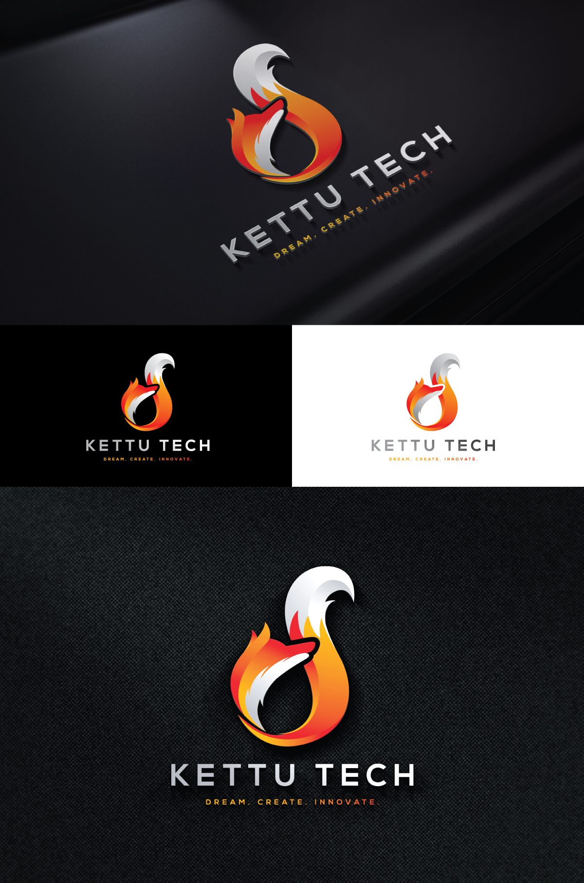 Logo Design by step forward 2 for Kettu Tech | Design #30686361