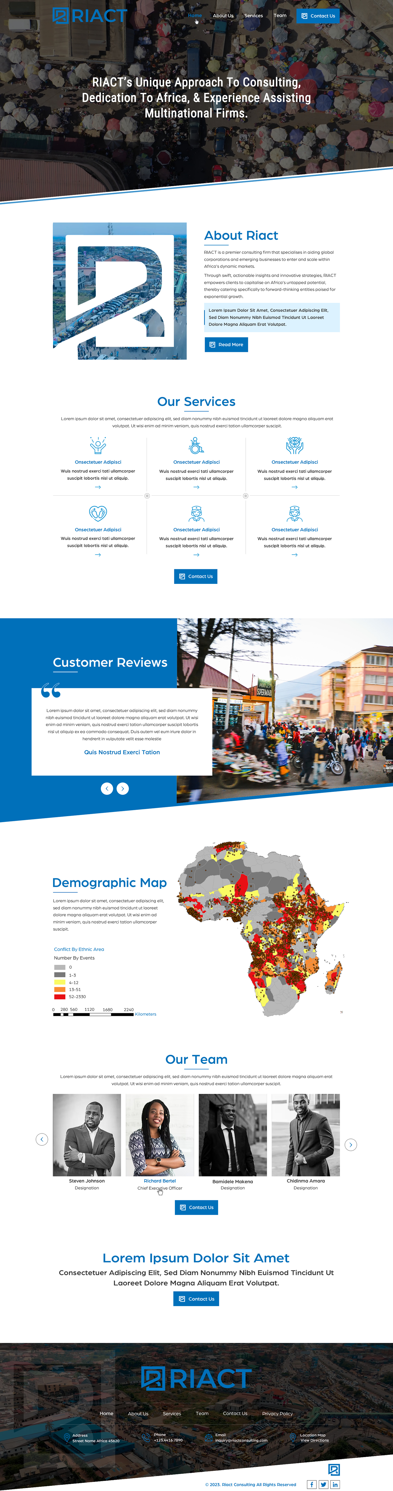 Web Design by HarmiDesigning for RIACT | Design #30717175