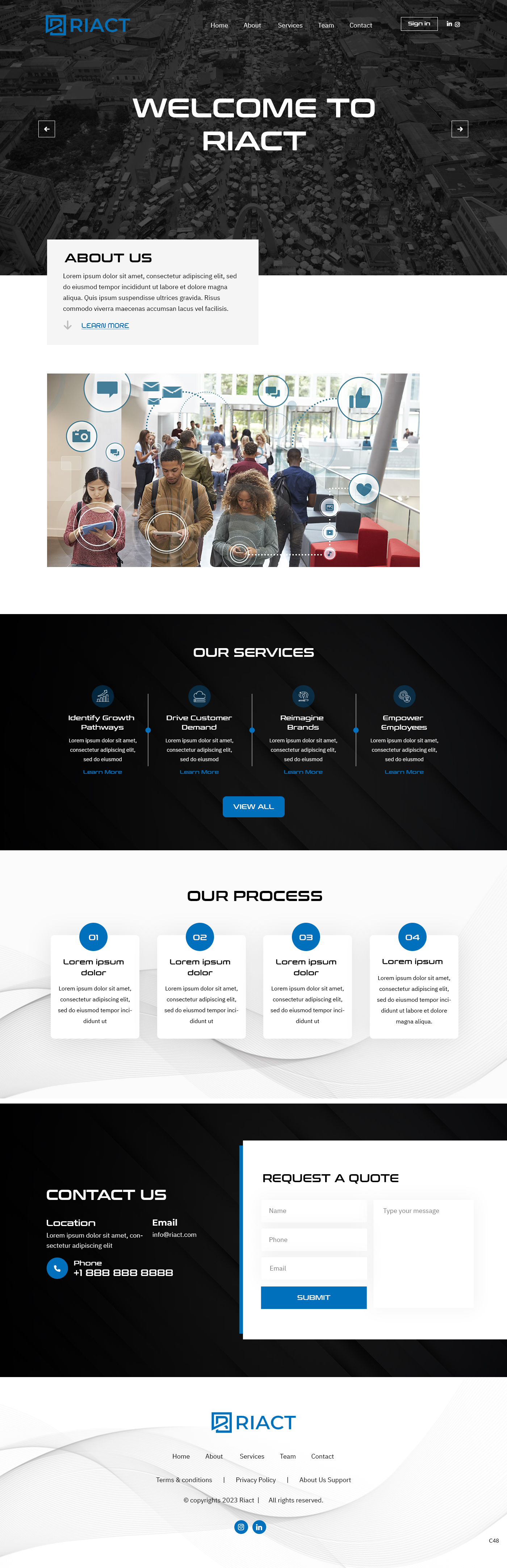 Web Design by pb for RIACT | Design #30697449
