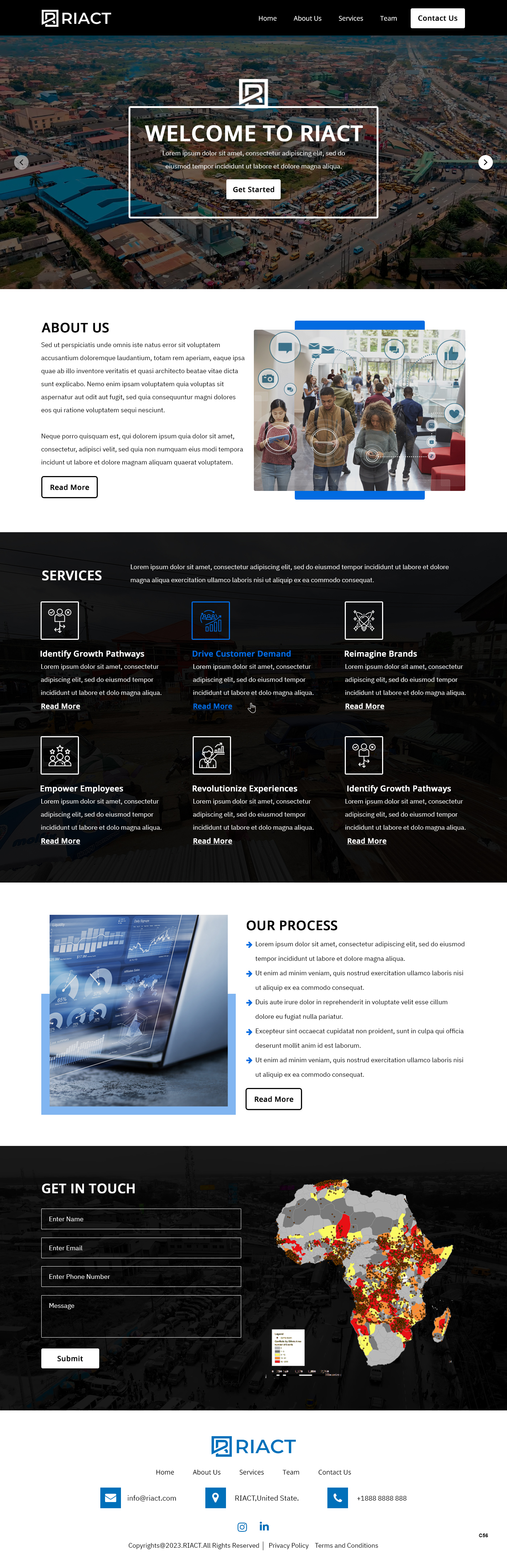 Web Design by pb for RIACT | Design #30697450