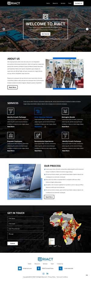 Web Design by pb for RIACT | Design: #30697450