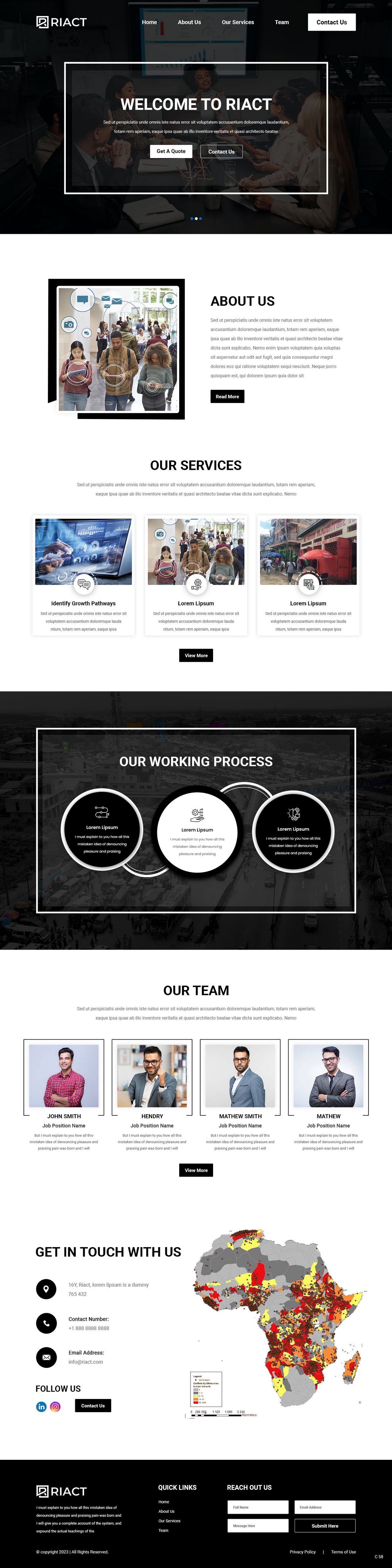 Web Design by pb for RIACT | Design #30697455