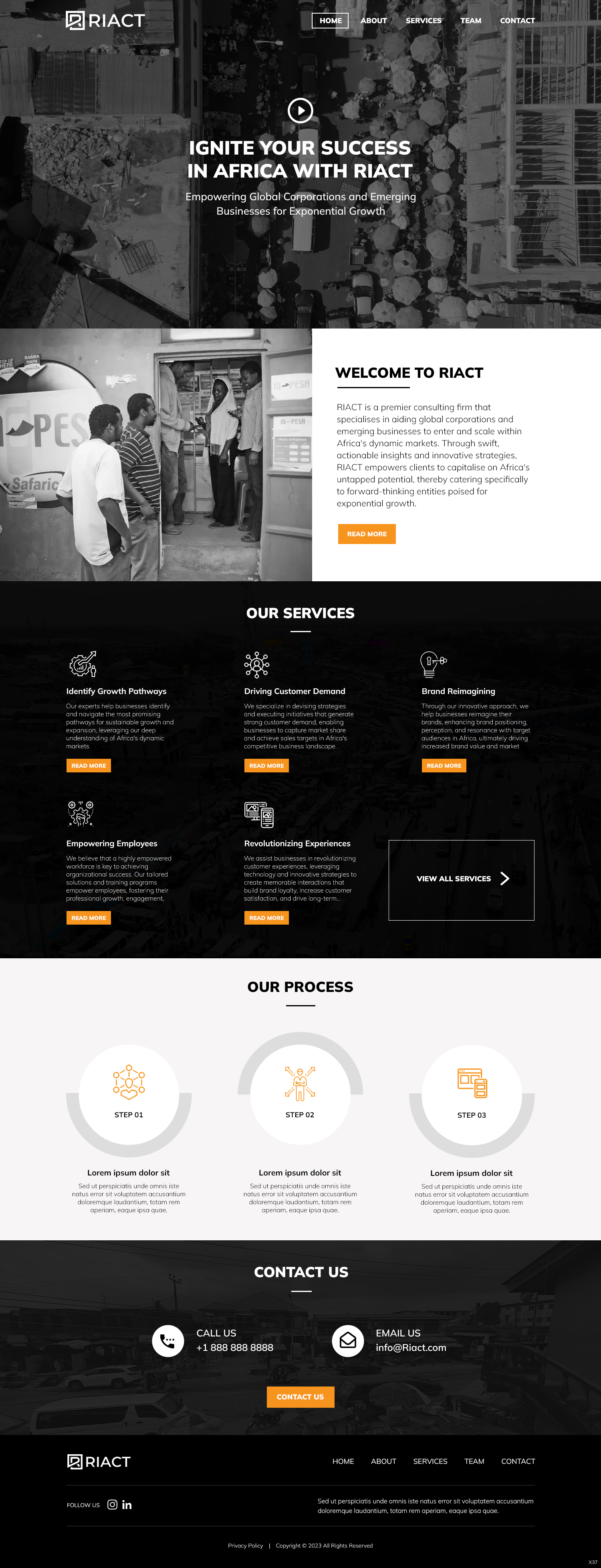 Web Design by pb for RIACT | Design #30697457