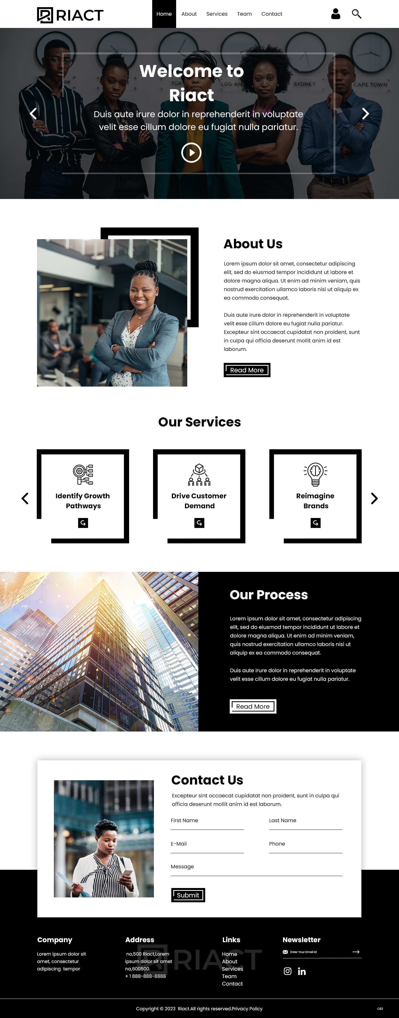 Web Design by pb for RIACT | Design #30697458