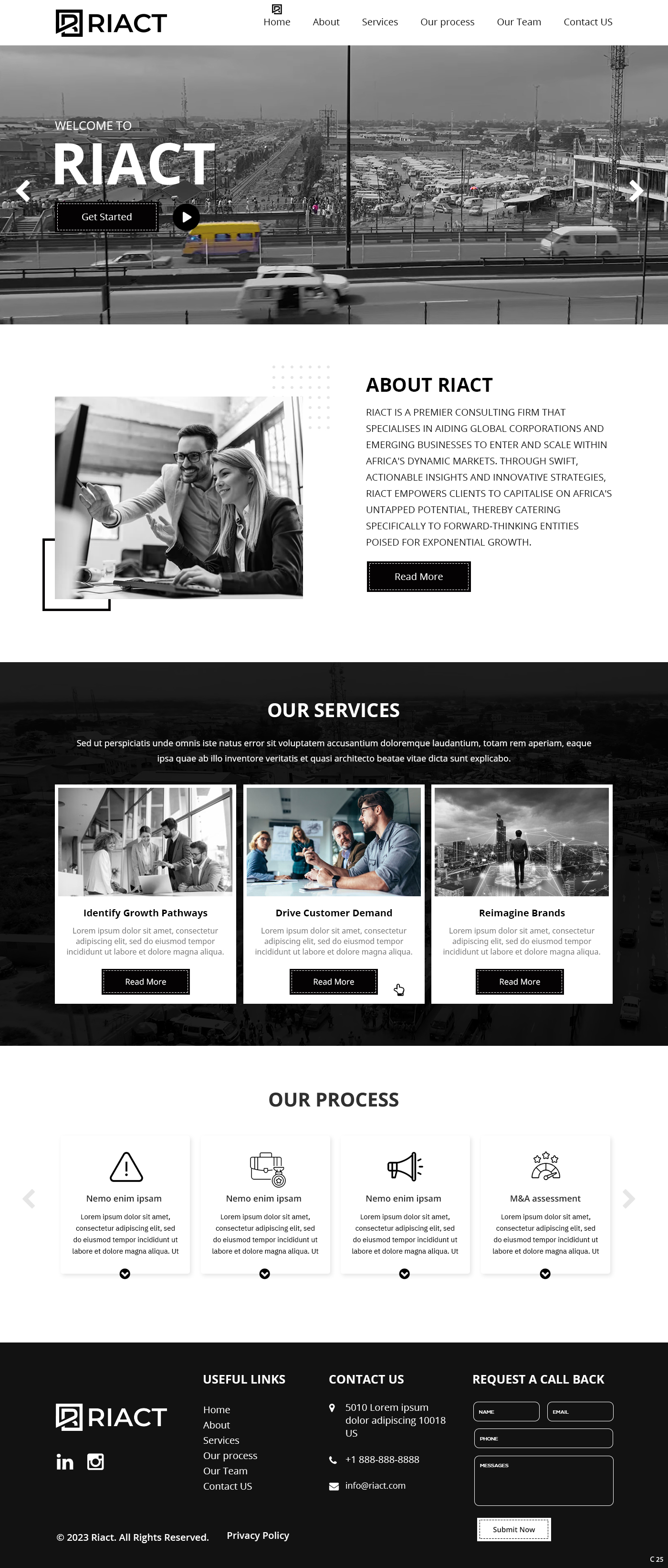 Web Design by pb for RIACT | Design #30704029