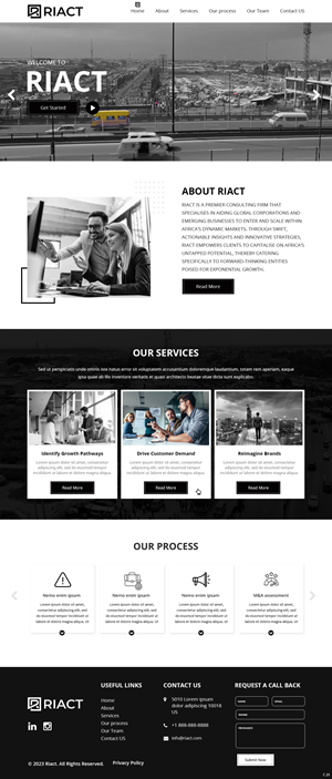 Web Design by pb for RIACT | Design: #30704029