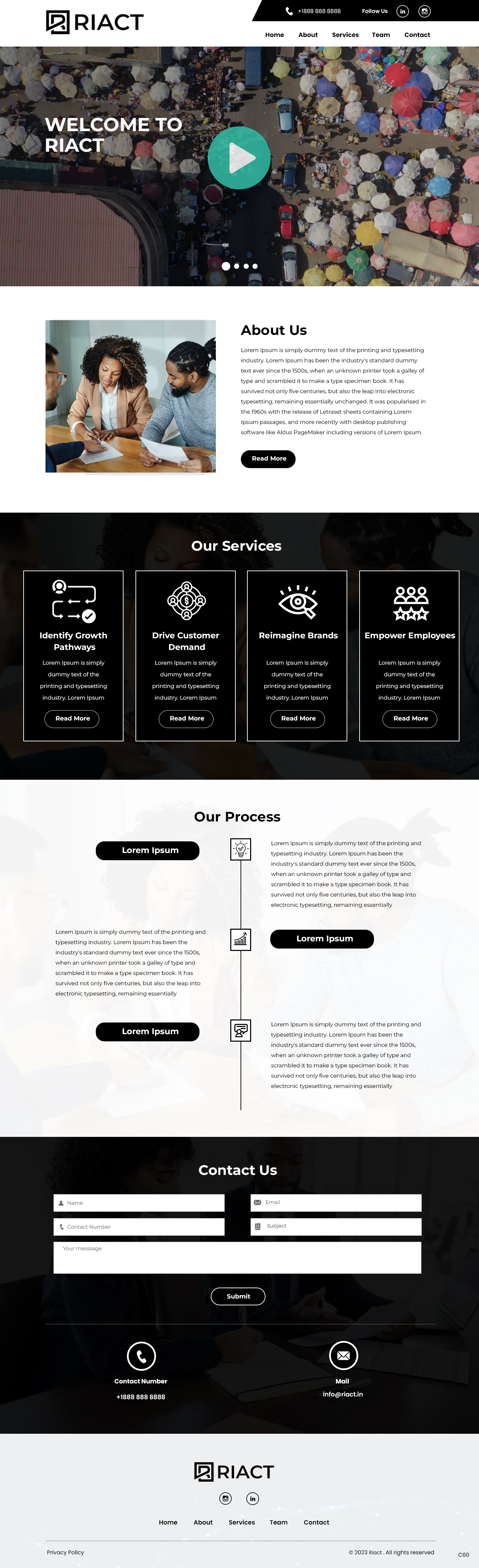 Web Design by pb for RIACT | Design #30704035