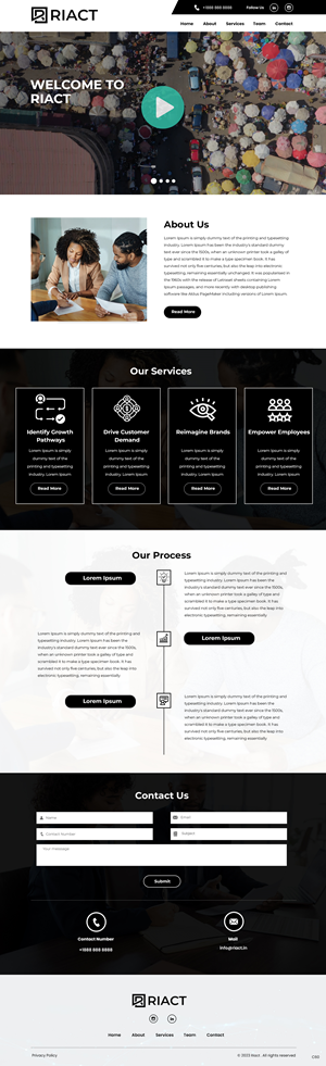 Web Design by pb for RIACT | Design: #30704035