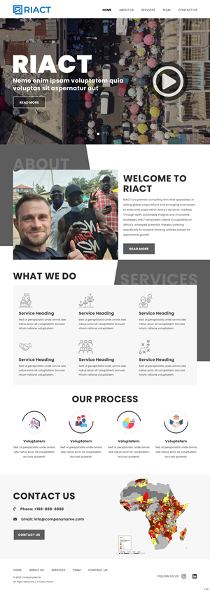 Web Design by pb for RIACT | Design: #30704036