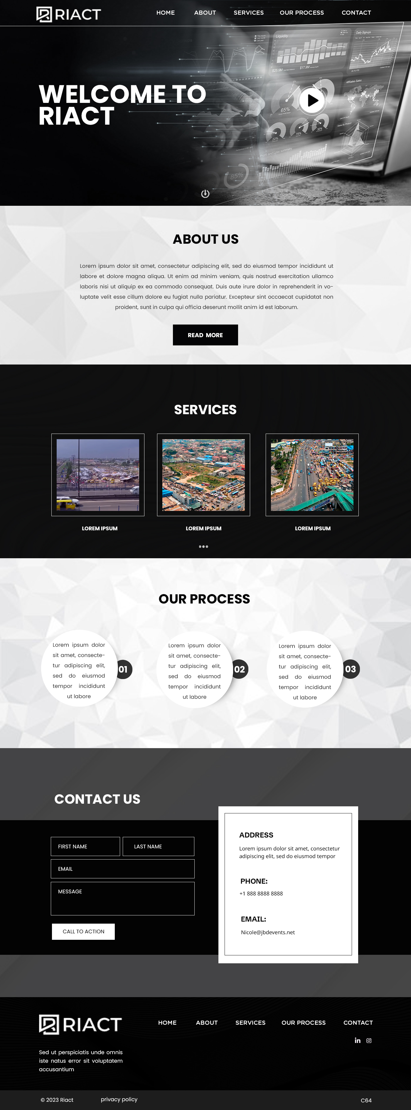 Web Design by pb for RIACT | Design #30704037