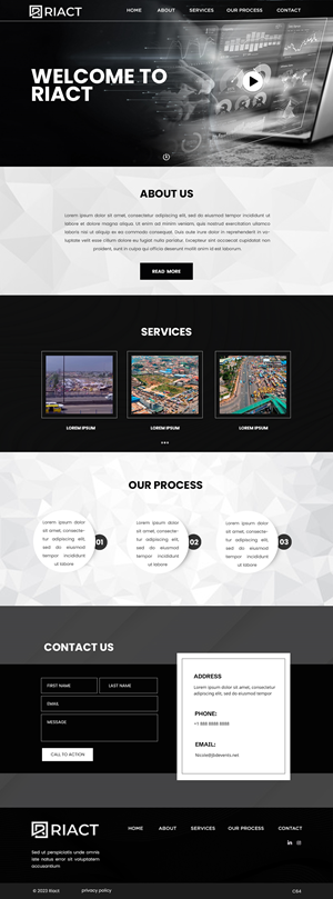 Web Design by pb for RIACT | Design: #30704037