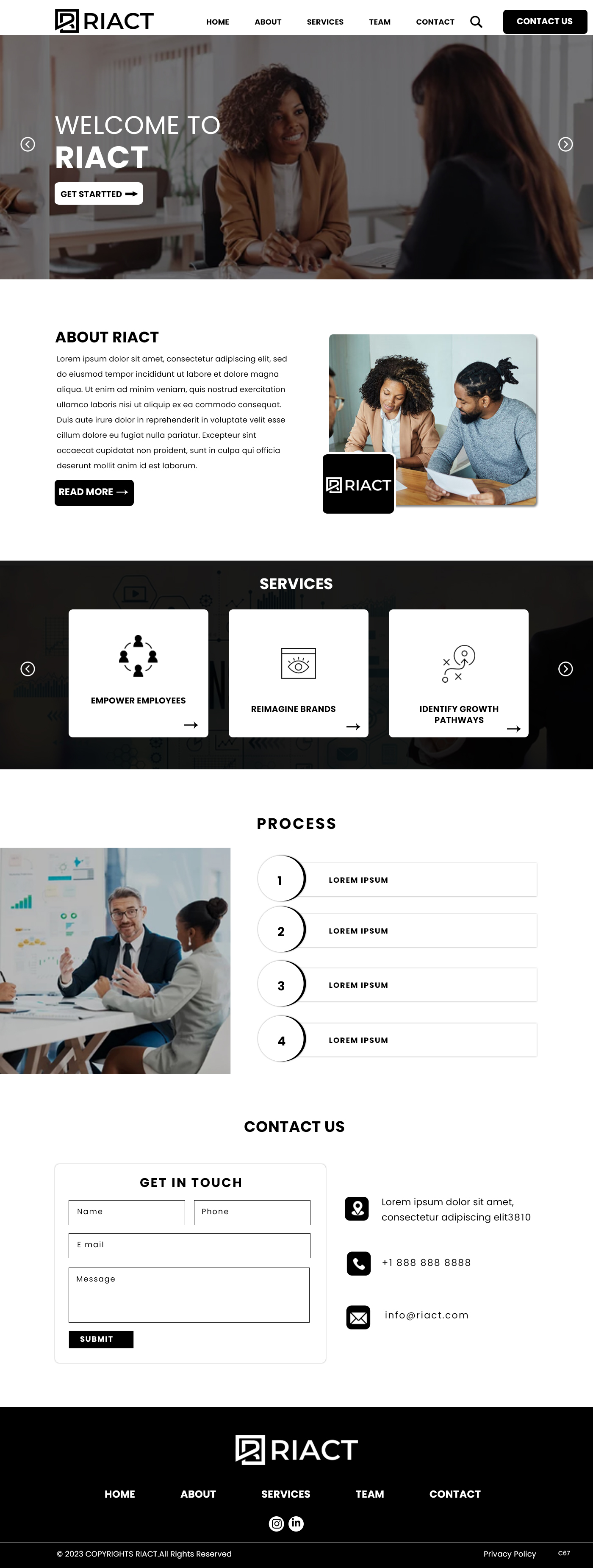 Web Design by pb for RIACT | Design #30704038