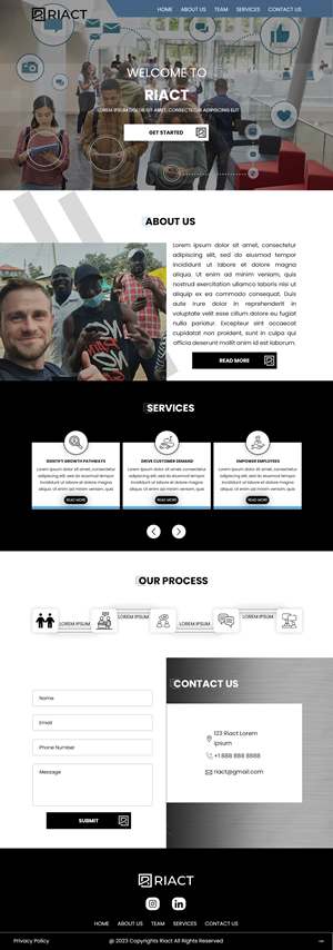 Web Design by pb for RIACT | Design: #30704039