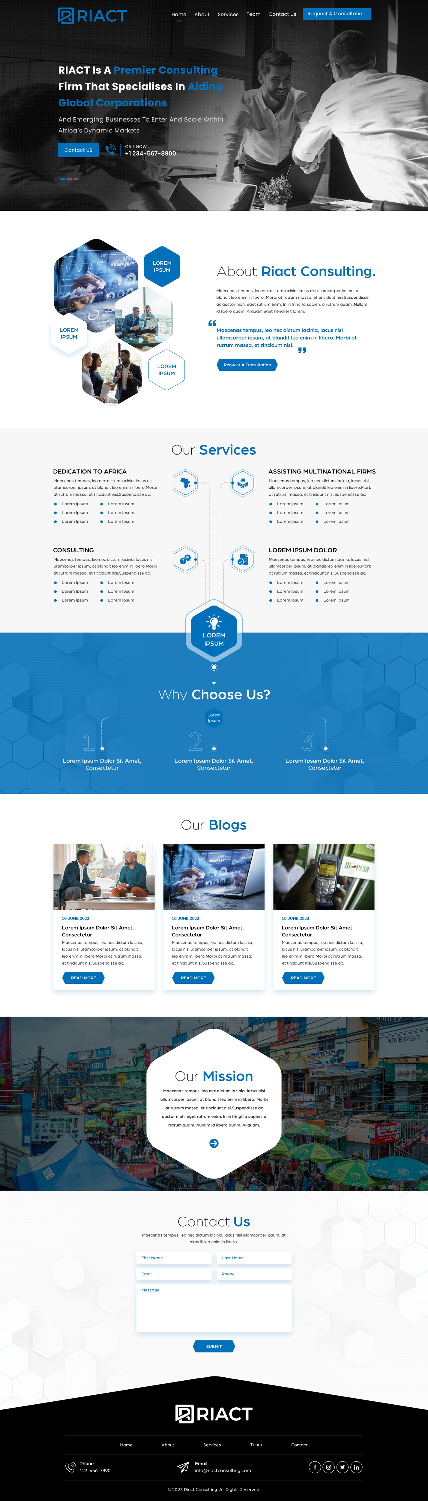 Web Design by Sbss for RIACT | Design #30721627