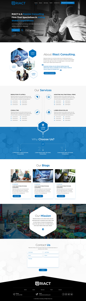 Web Design by Sbss for RIACT | Design: #30721627
