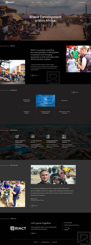 Web Design by Ved Web Services for RIACT | Design: #30696444