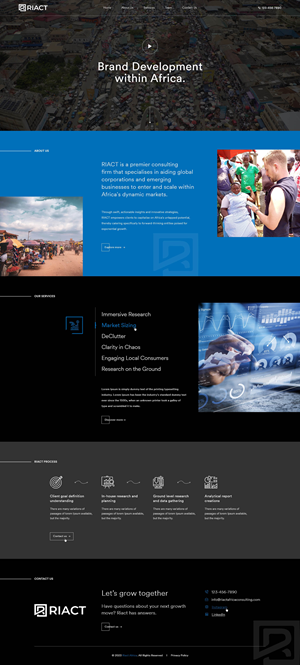Web Design by Ved Web Services for RIACT | Design: #30696445
