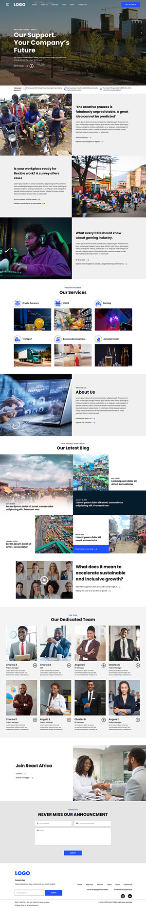 Web Design by creative.bugs for RIACT | Design: #30710205
