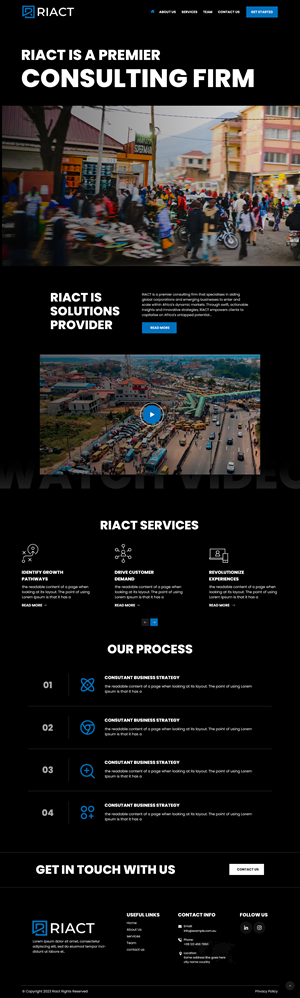 Web Design by nzdesigners for RIACT | Design: #30719669