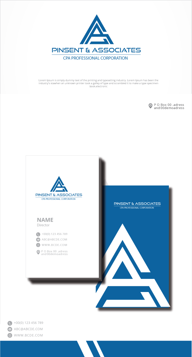 Logo Design by zebronicgraphic for Pinsent & Associates | Design #30690815