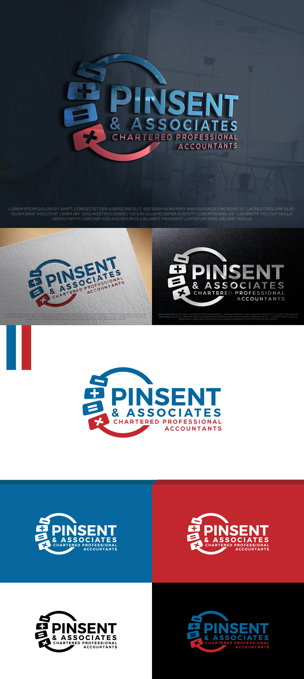 Logo Design by AlphabetZero.co.uk for Pinsent & Associates | Design #30707138