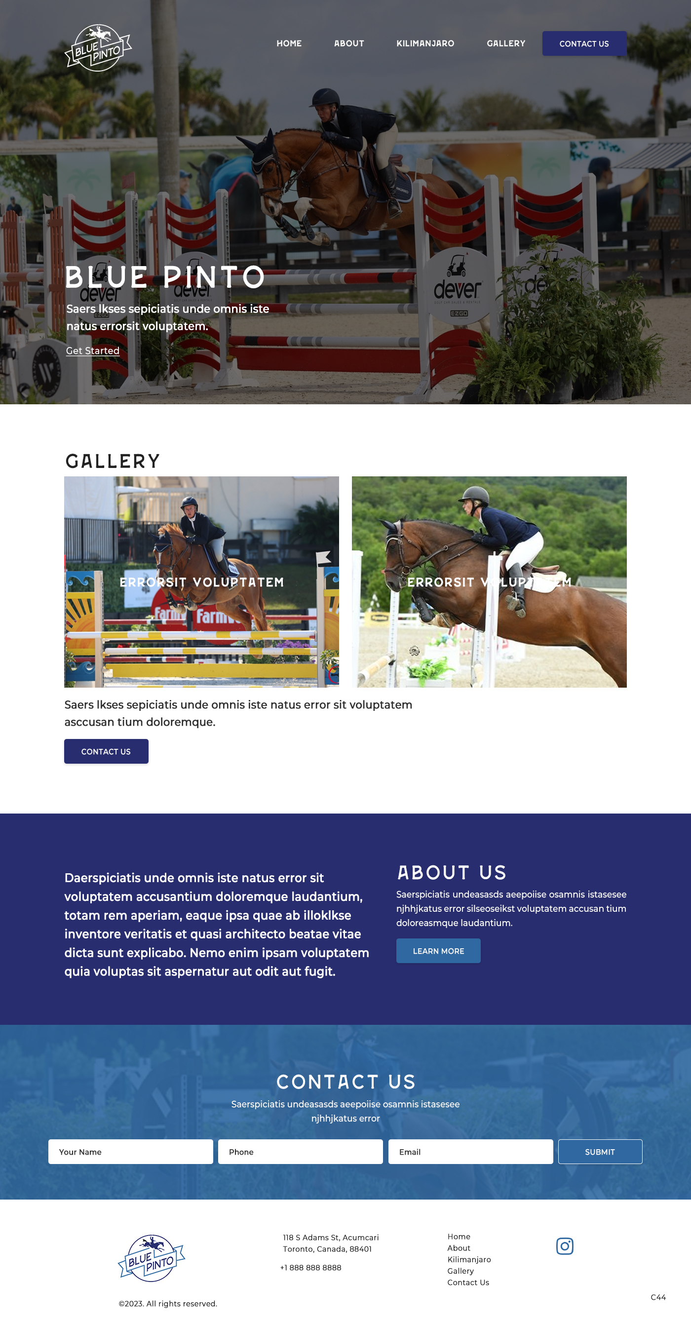 Squarespace Design by pb for this project | Design #30714883