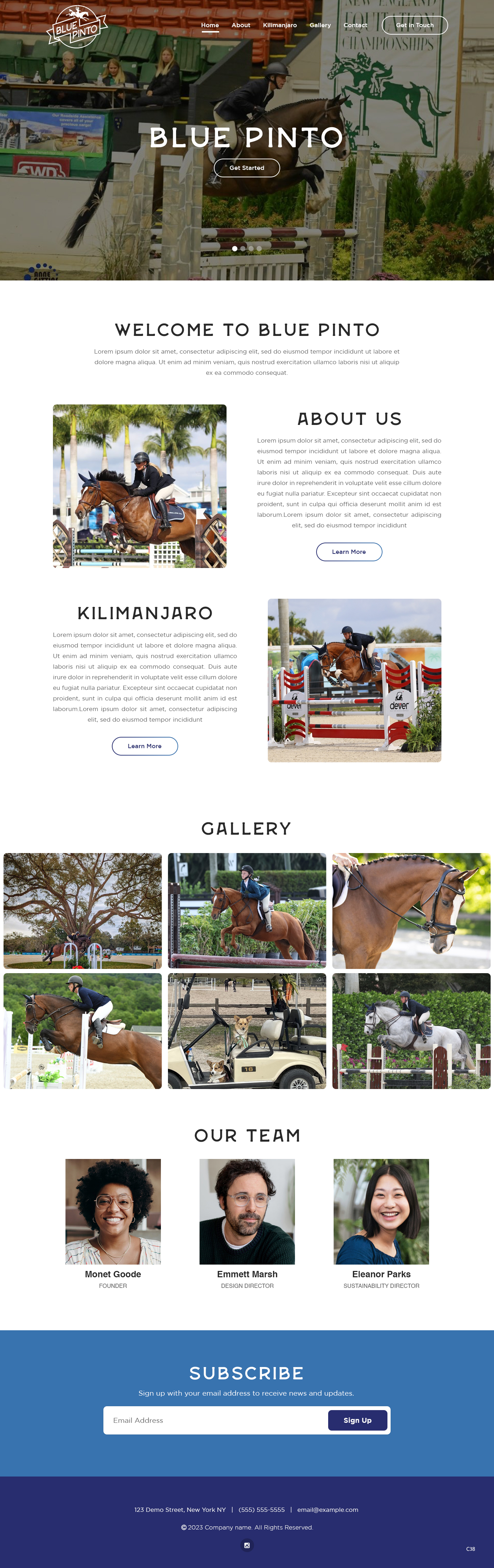 Squarespace Design by pb for this project | Design #30723608