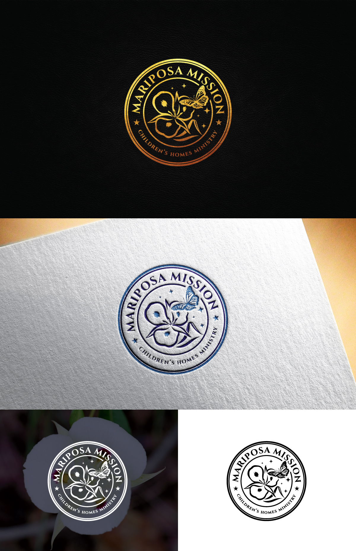 Logo Design by Logo Stock for Mariposa mission | Design #30696823