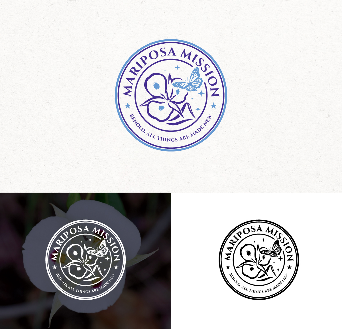 Logo Design by Logo Stock for Mariposa mission | Design #30699305