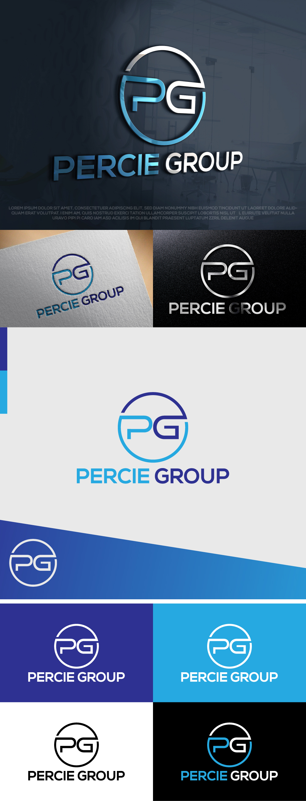 Logo Design by AlphabetZero.co.uk for PERCIE GROUP PTY LTD | Design #30707102