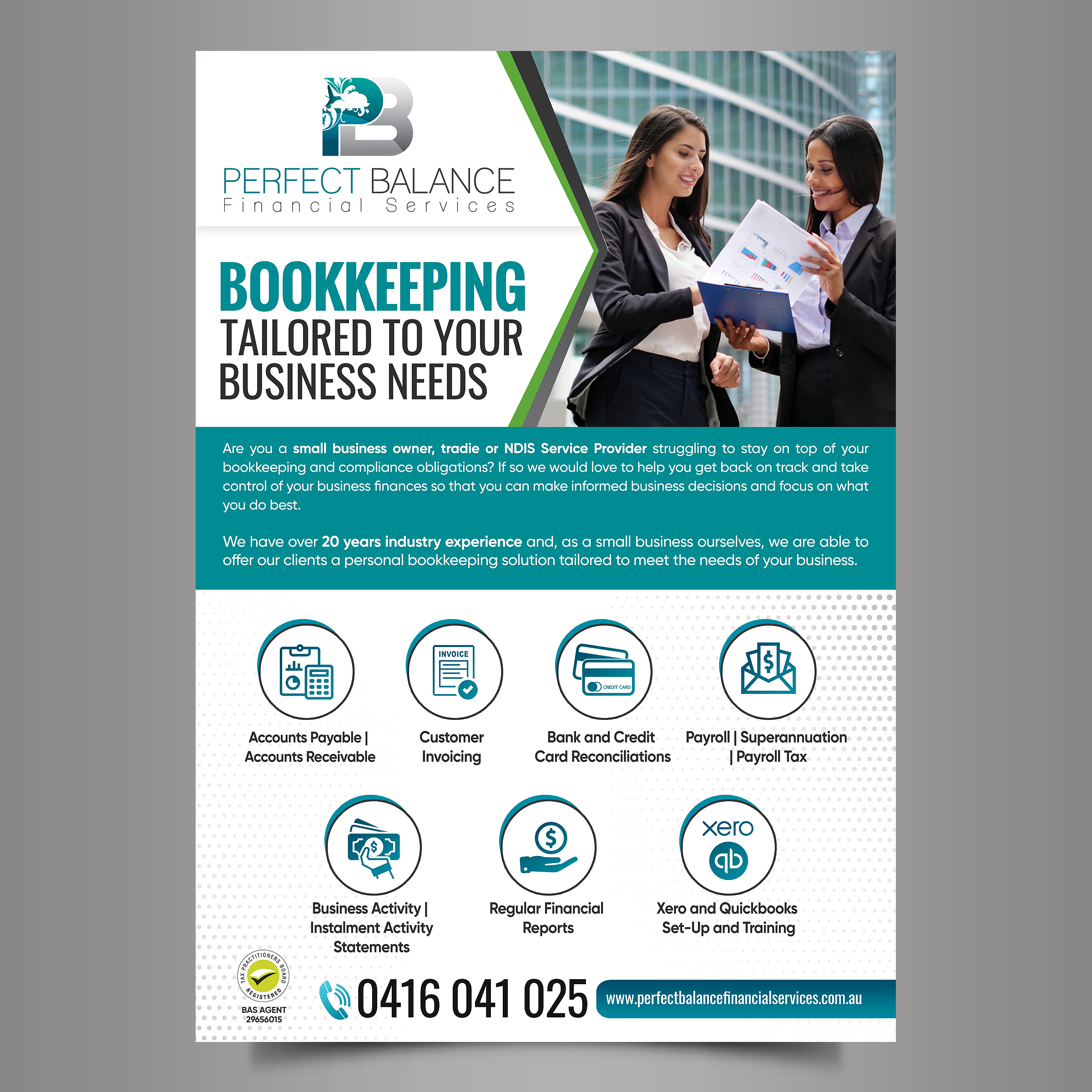 Flyer Design by Designers Hub for Perfect Balance Financial Services | Design #30706464