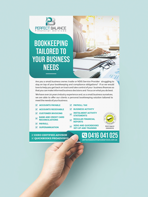 Flyer Design by SAMPA DUARI for Perfect Balance Financial Services | Design: #30723951