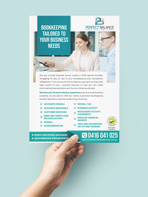 Flyer Design by SAMPA DUARI for Perfect Balance Financial Services | Design: #30728542