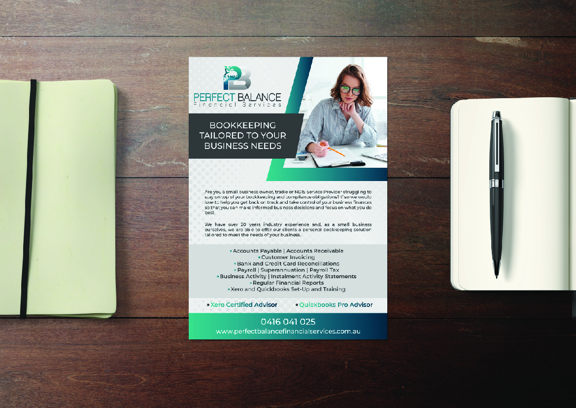 Flyer Design by r.benlak for Perfect Balance Financial Services | Design #30716526