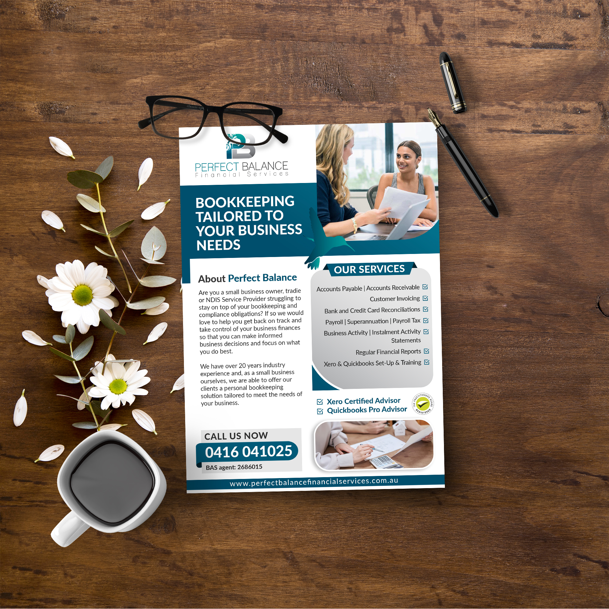 Flyer Design by Sun Creative for Perfect Balance Financial Services | Design #30734108