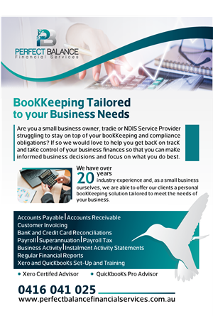 Flyer Design by Aswan 2000 for Perfect Balance Financial Services | Design: #30740784